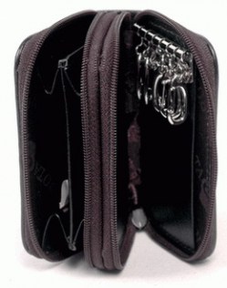 KH8 Key holder with double zip around closure